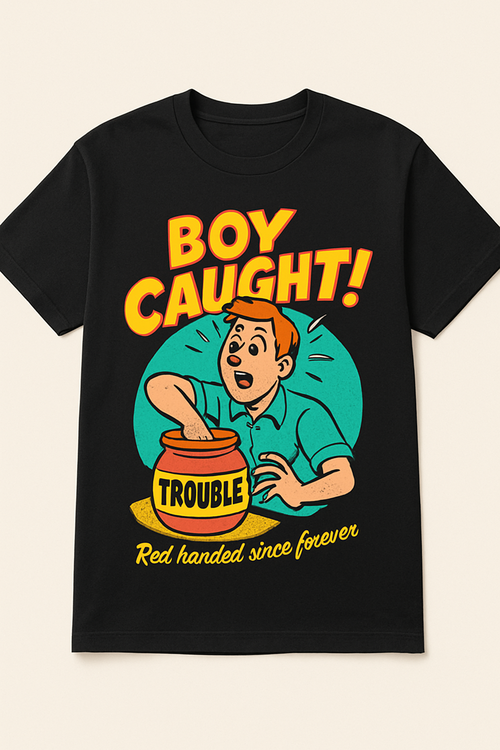 Boy Caught T-Shirt